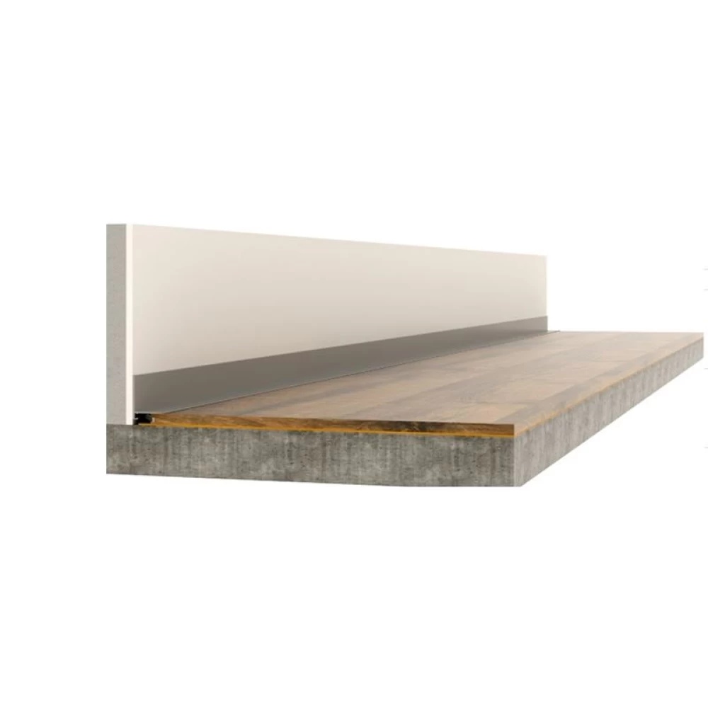 Плинтус Alpro 13-601 Mini L Серебро Анодированый