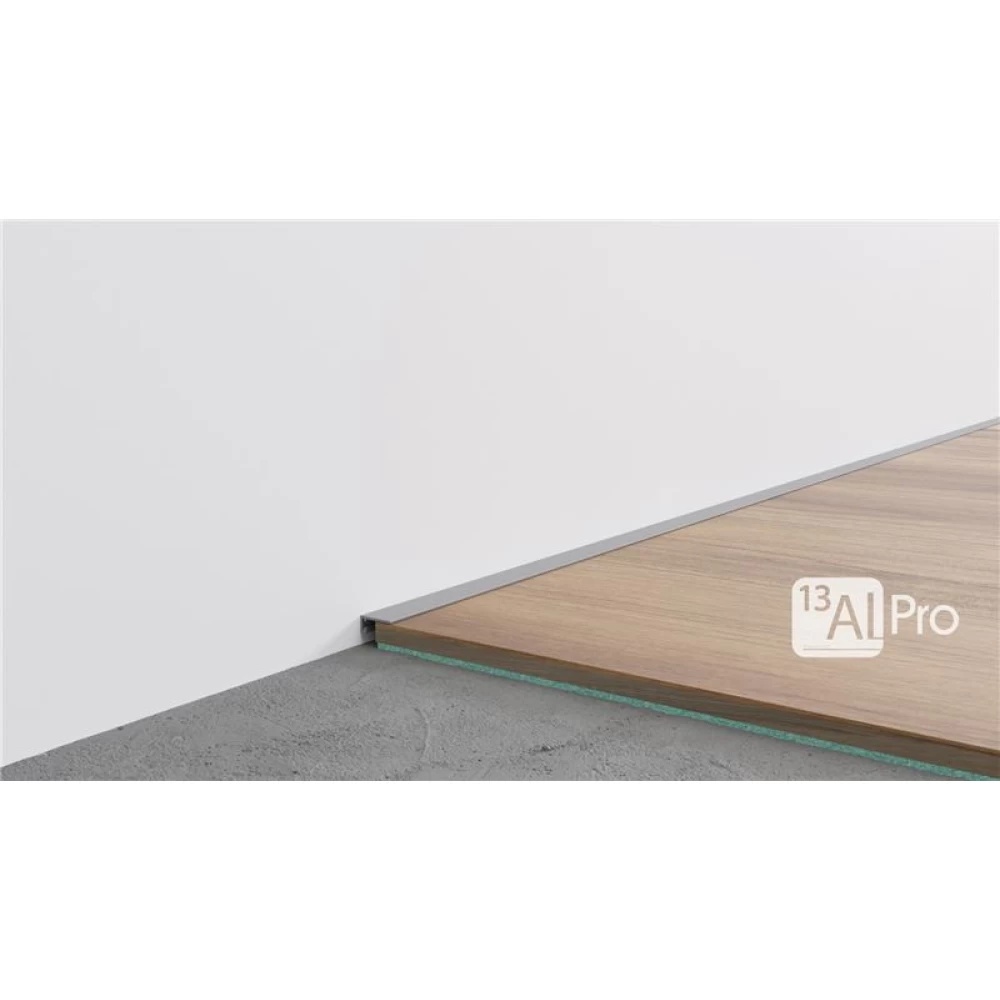 Плинтус AlPro13 - 7067 MINI 2700 мм Анодированный