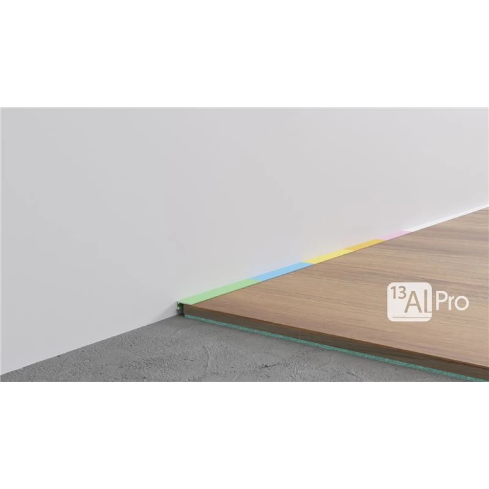 Плинтус AlPro13 - 7067 MINI 2700 мм Любой цвет по RAL